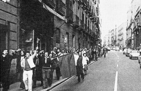 Protestas en la calle 1976