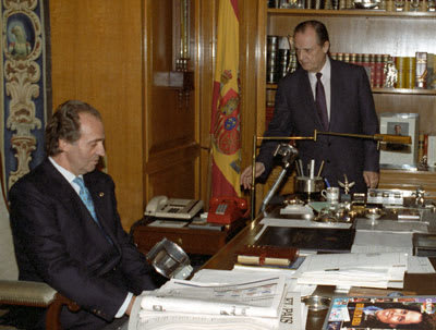 Rey Juan Carlos y Sabino
