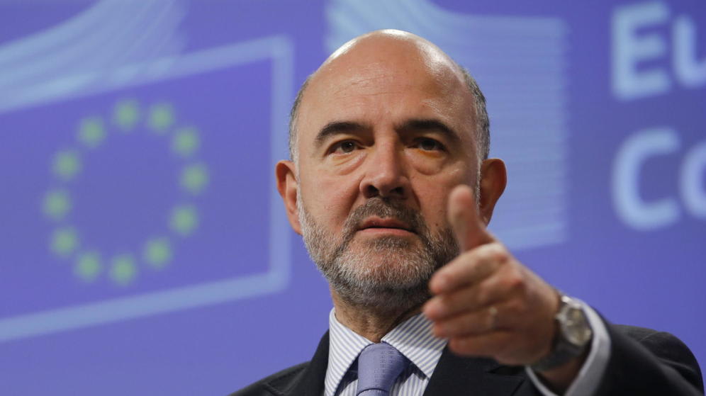 El comisario europeo de Asuntos Económicos y Financieros, Pierre Moscivici. (EFE)
